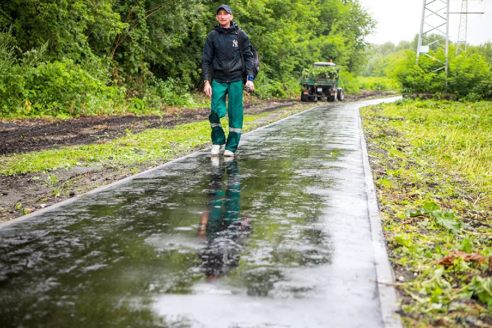 Народная тропа, благоустройство, тротуар, асфальт, Заголовацкий, губернатор, Орехово-Зуево