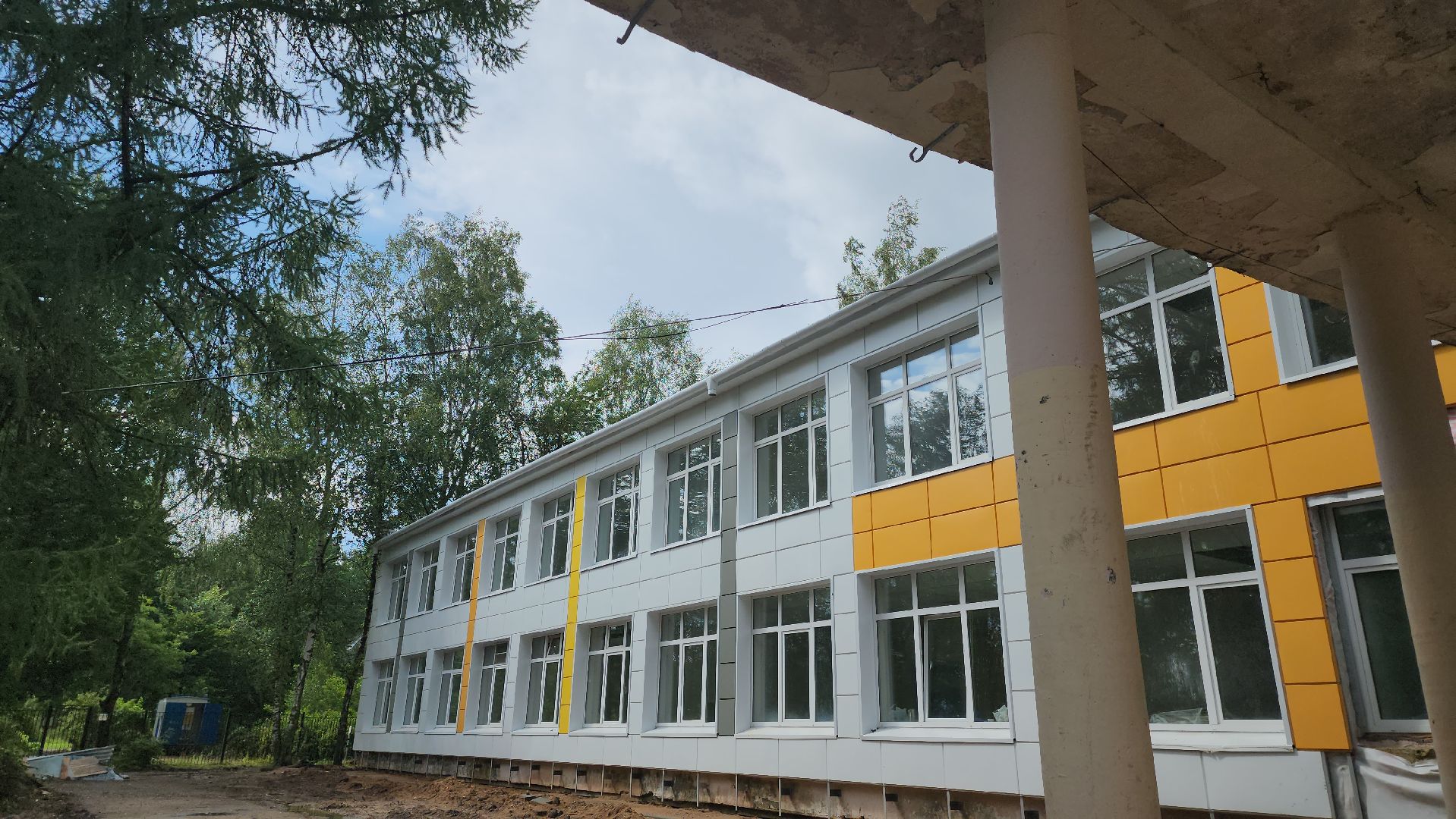 Пушкинский округ, Красноармейск, ремонт школы