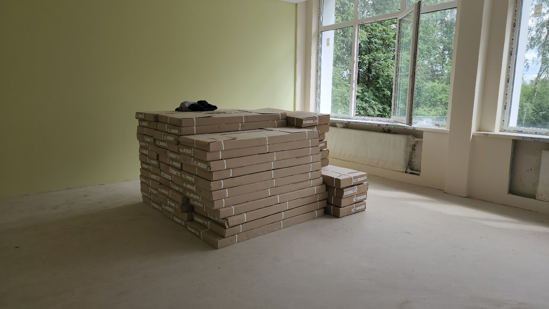 Пушкинский округ, Красноармейск, ремонт школы