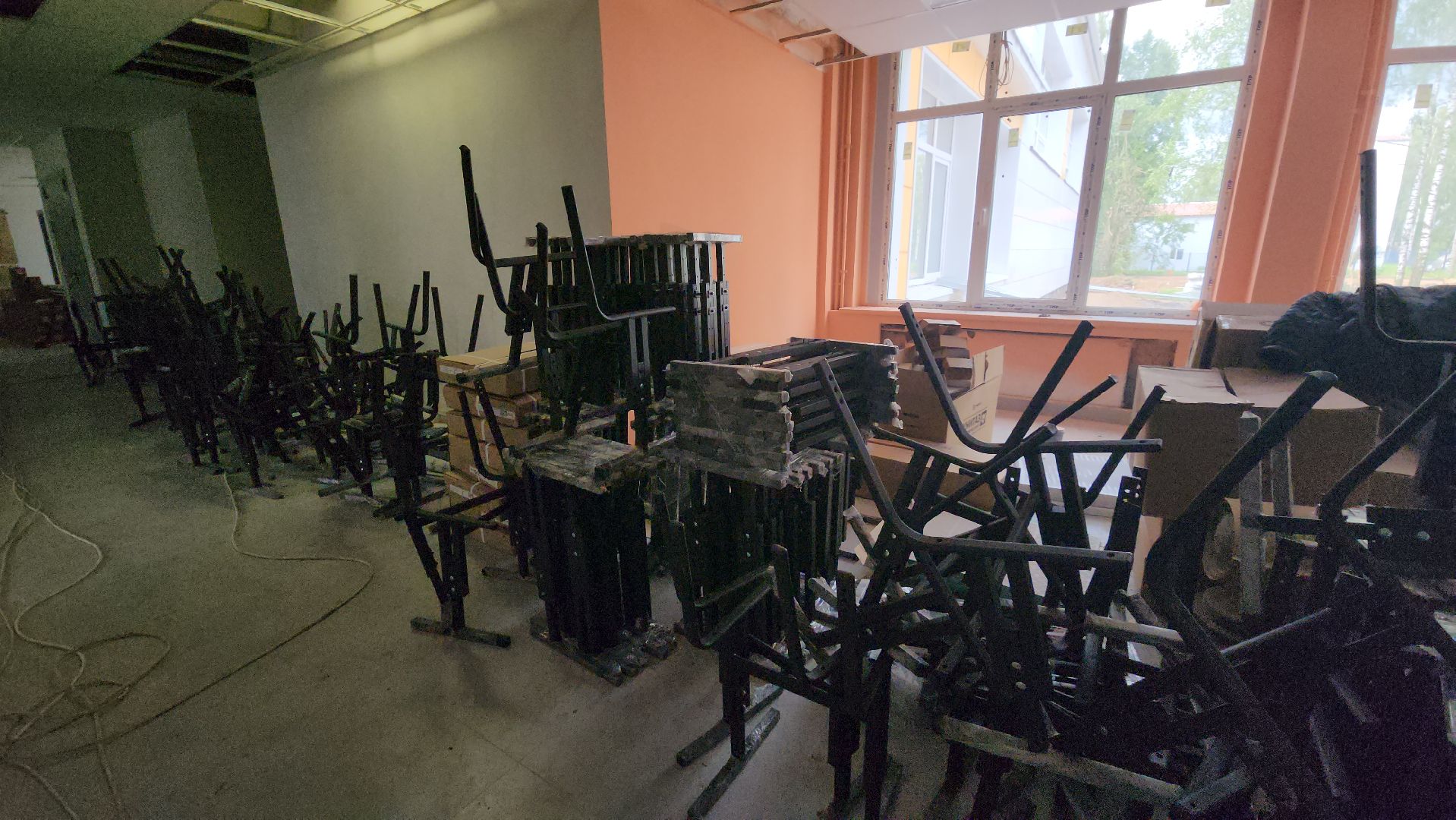 Пушкинский округ, Красноармейск, ремонт школы