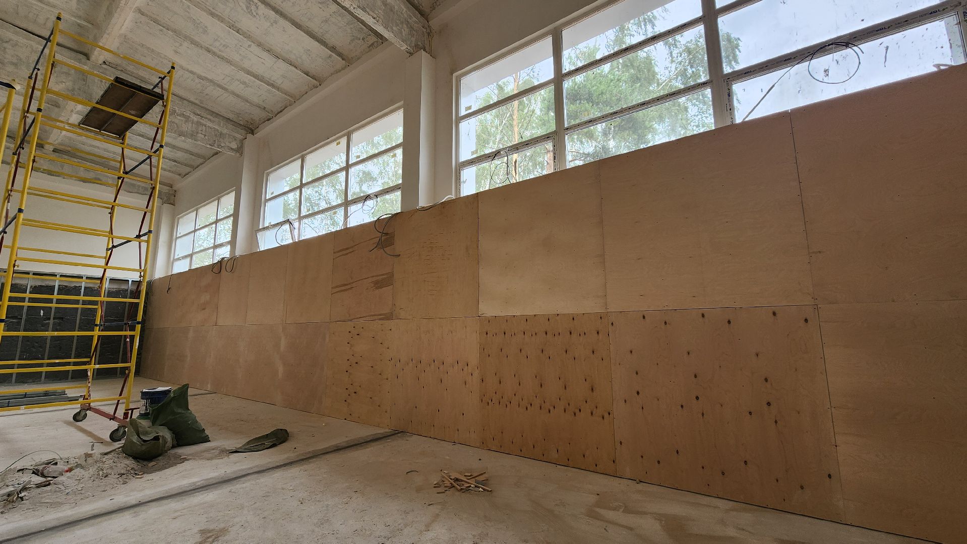 Пушкинский округ, Красноармейск, ремонт школы