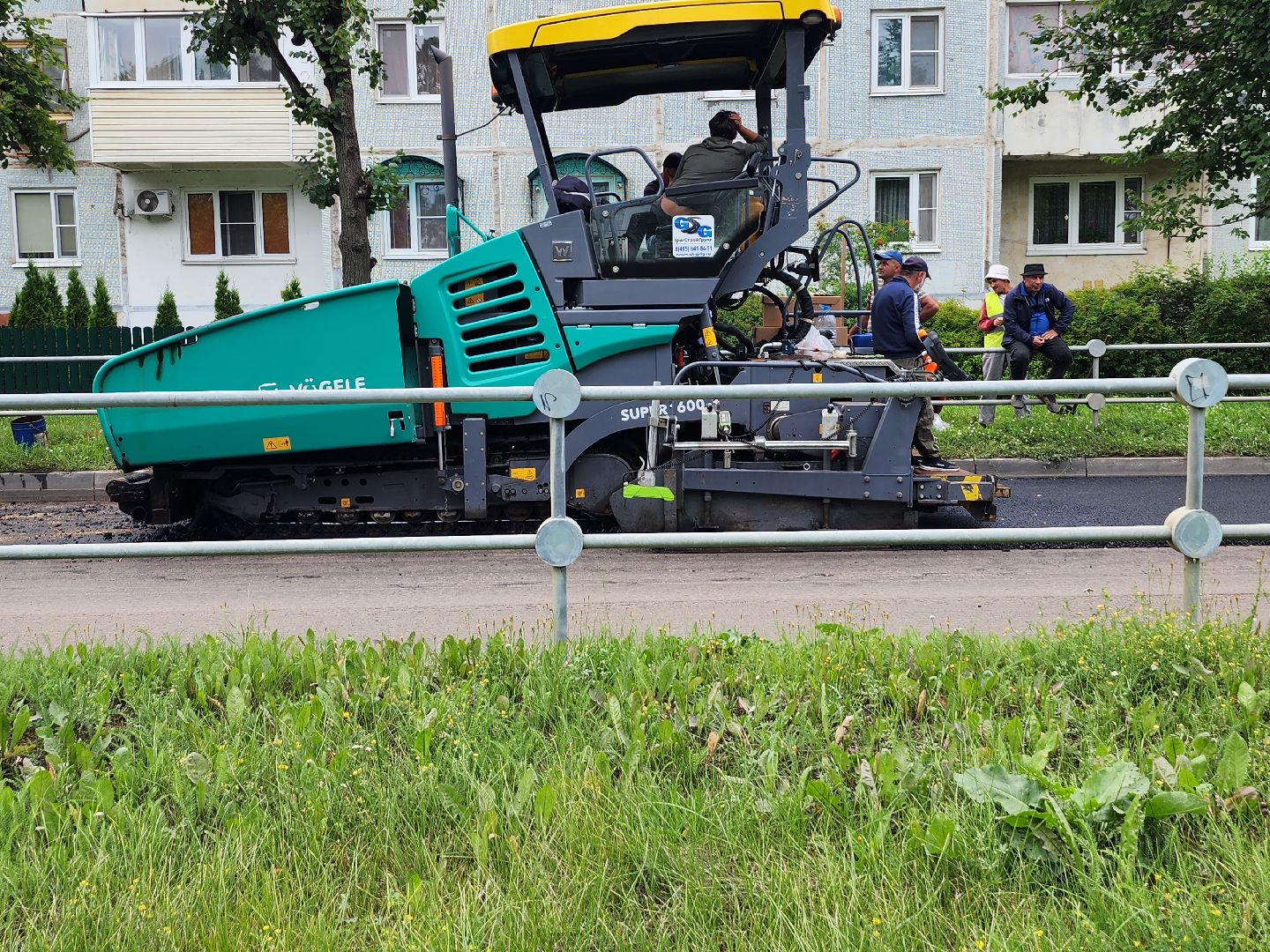 дороги, строительство дорог, серпухов, асфальт, асфальтирование дорог, улица октябрьская, улица бригадная,