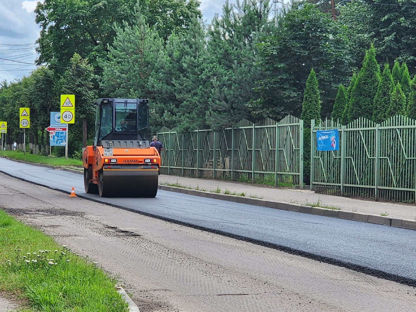 дороги, строительство дорог, серпухов, асфальт, асфальтирование дорог, улица октябрьская, улица бригадная,
