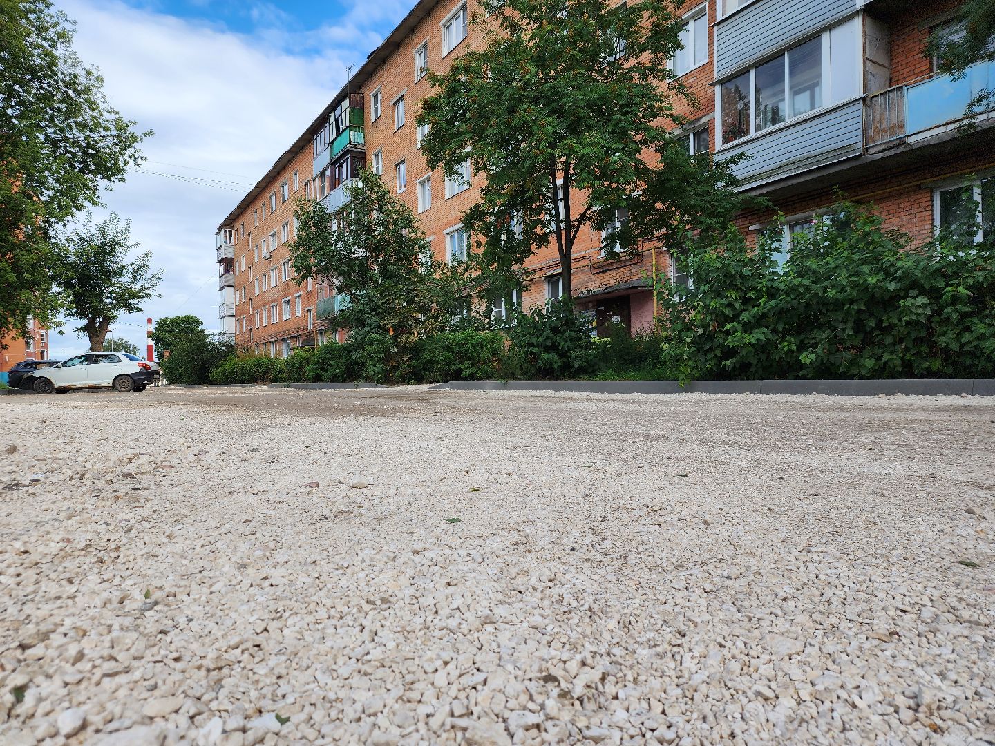 Павловский Посад, городской округ Павловский Посад, люди, дом, двор, благоустройство, асфальт