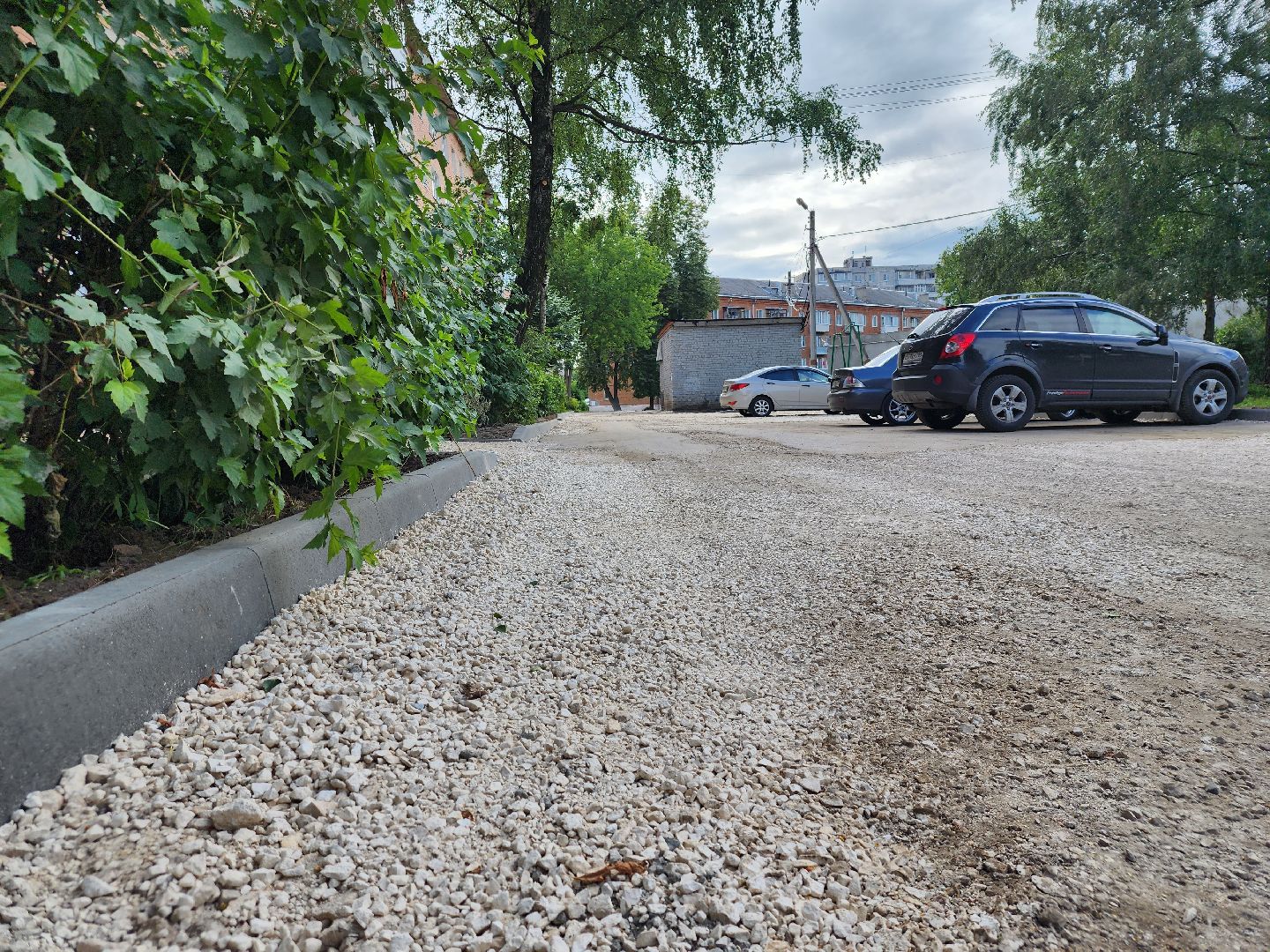 Павловский Посад, городской округ Павловский Посад, люди, дом, двор, благоустройство, асфальт
