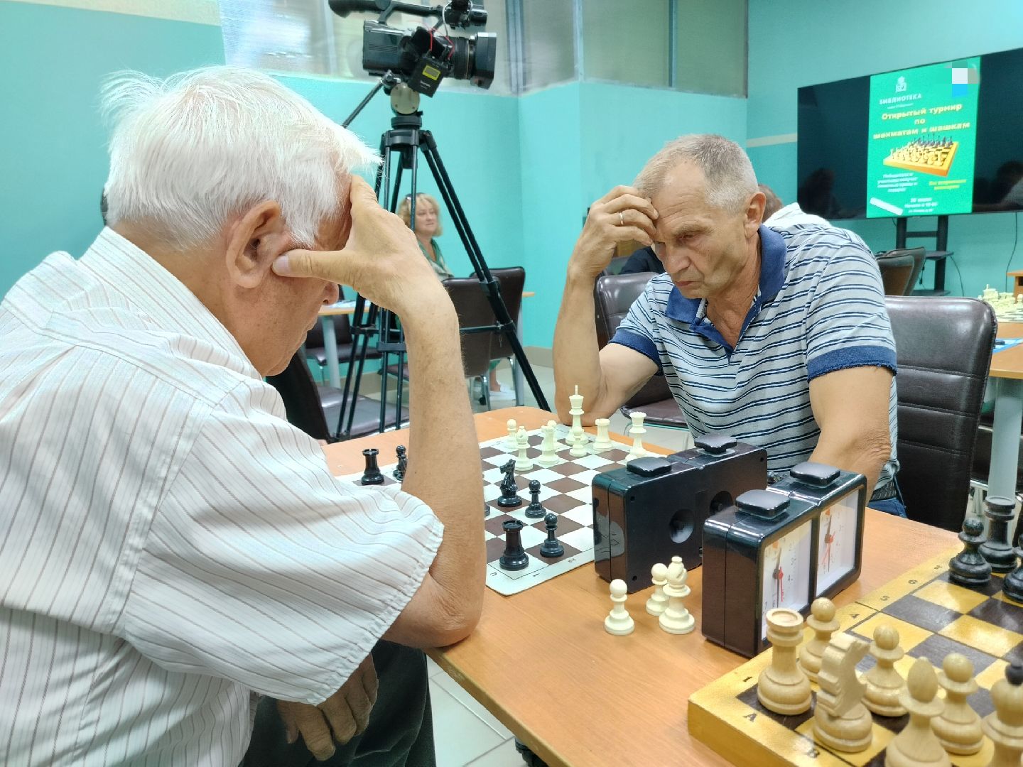 шахматы, турнир, библиотека, Протвино, Лето в Подмосковье