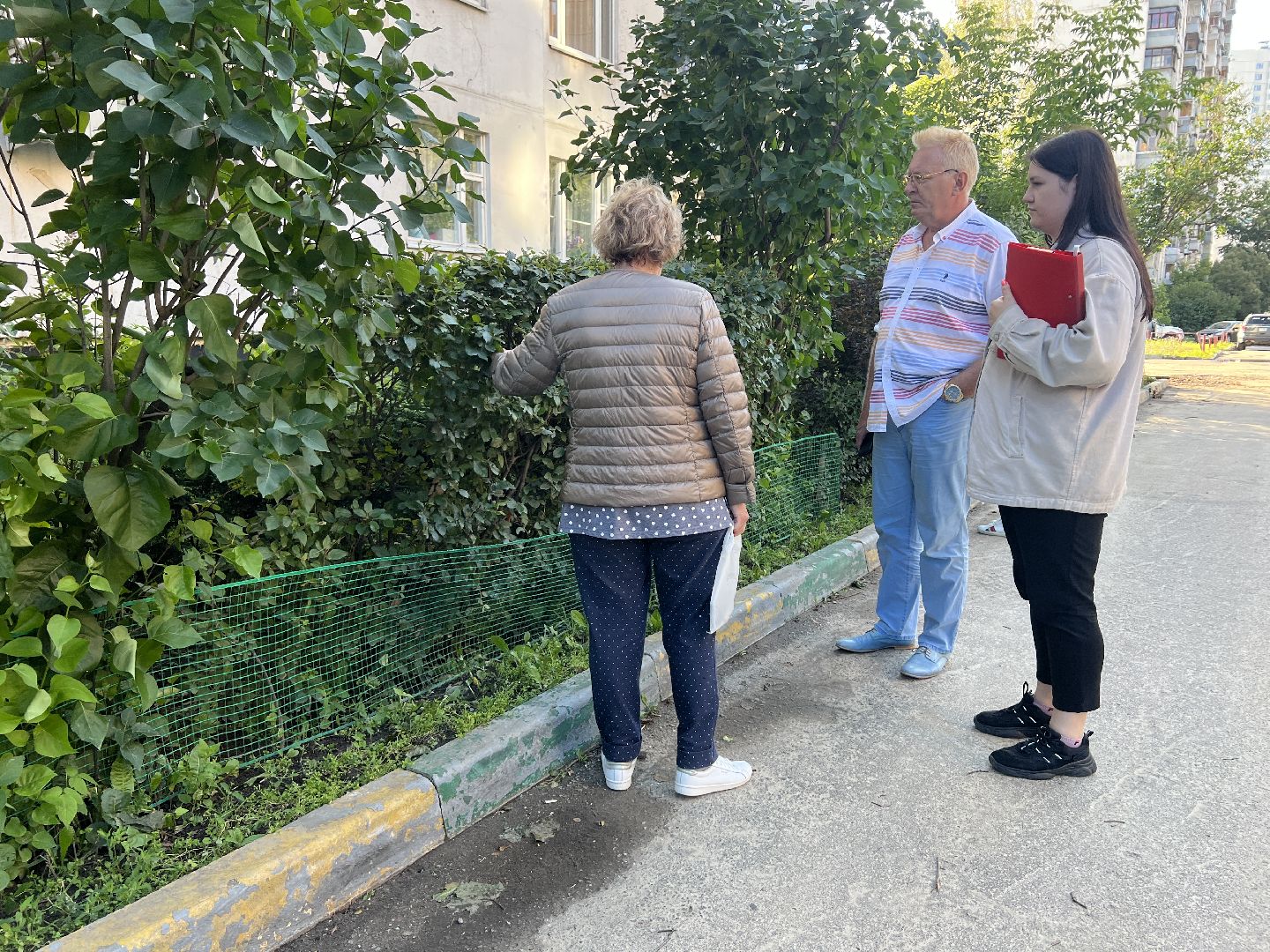 Химки, Цветы в каждый двор, благоустройство, детская площадка