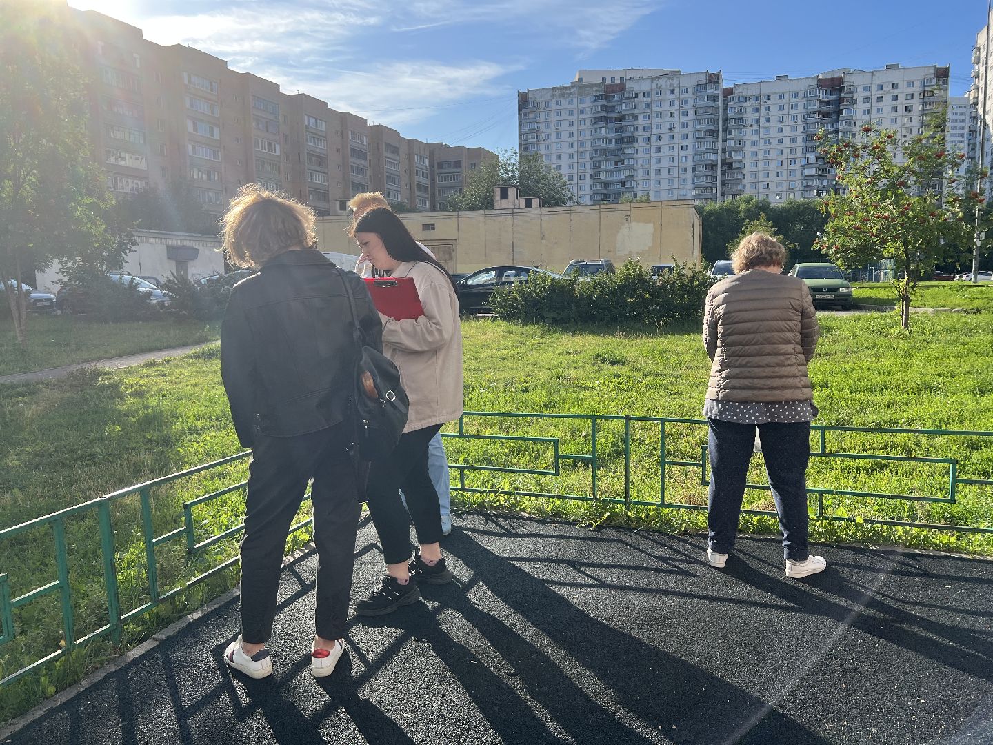 Химки, Цветы в каждый двор, благоустройство, детская площадка