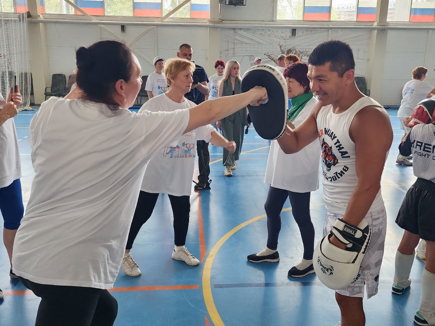 активное долголетие, тайский бокс, серпухов, русский медведь, мастер-класс,