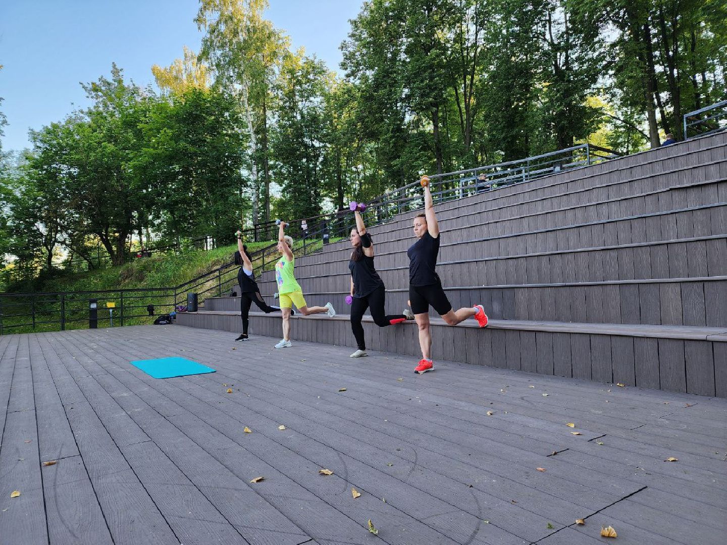 спорт, фитнес, парк, фитнес в парке, Лосино-Петровский