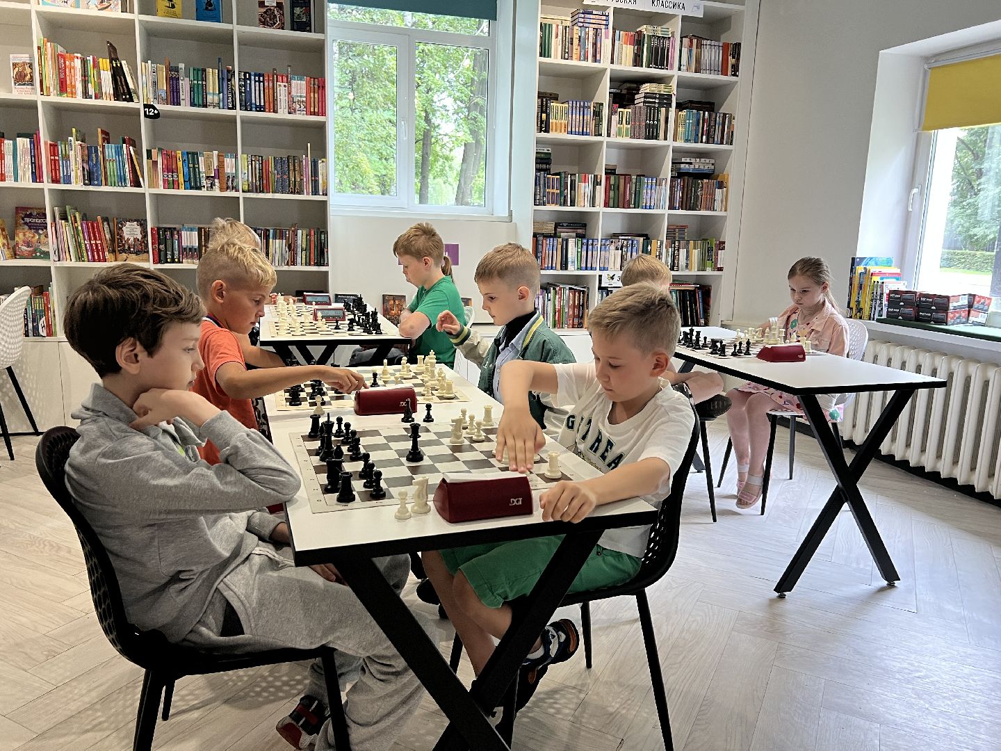 Химки, спорт, шахматы, дети, библиотека, турнир