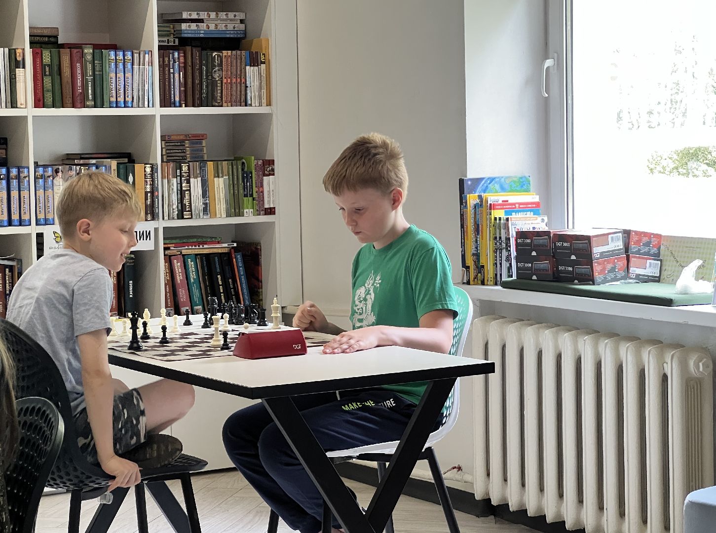 Химки, спорт, шахматы, дети, библиотека, турнир