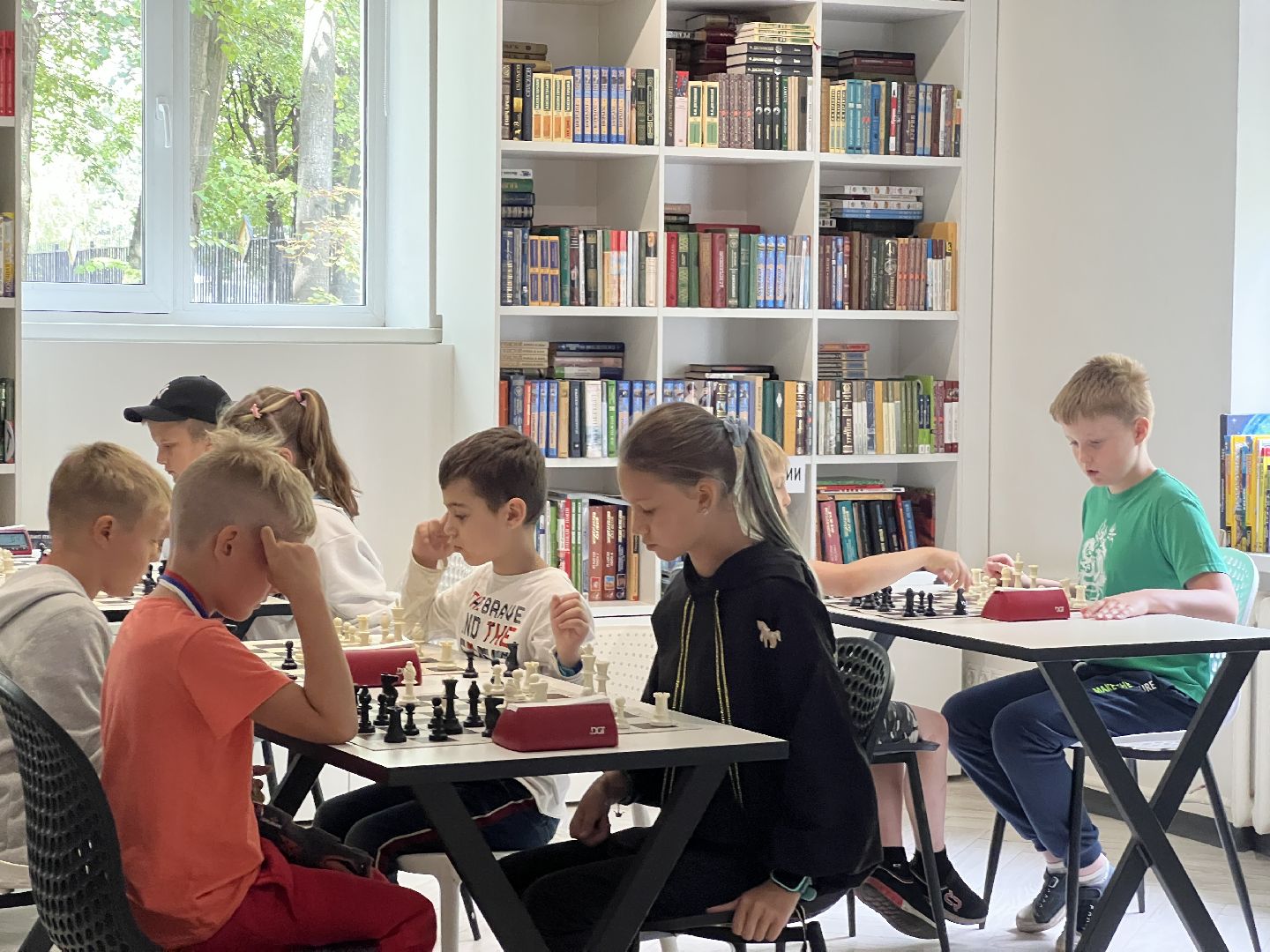 Химки, спорт, шахматы, дети, библиотека, турнир
