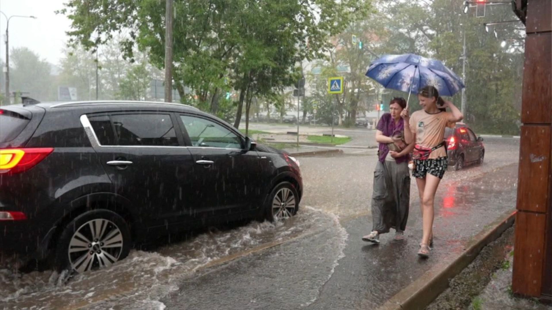 Сергиево-Посадский городской округ, Сергиев Посад, Непогода, Дождь, Ливень, Коммунальные службы