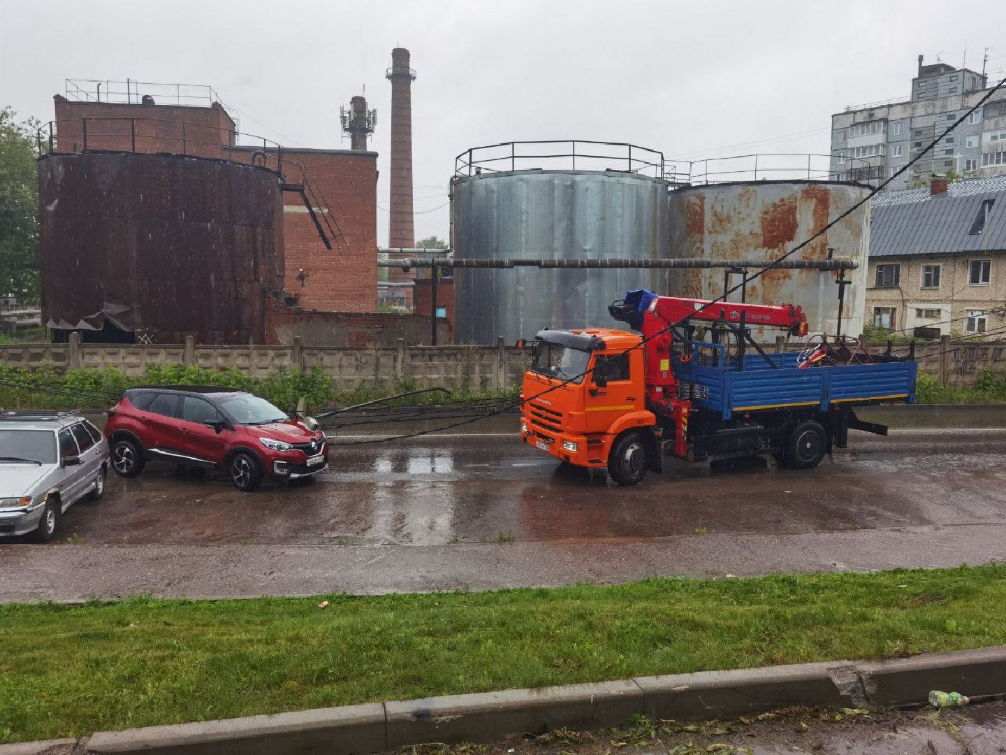 Сергиево-Посадский городской округ, Сергиев Посад, Непогода, Дождь, Ливень, Коммунальные службы