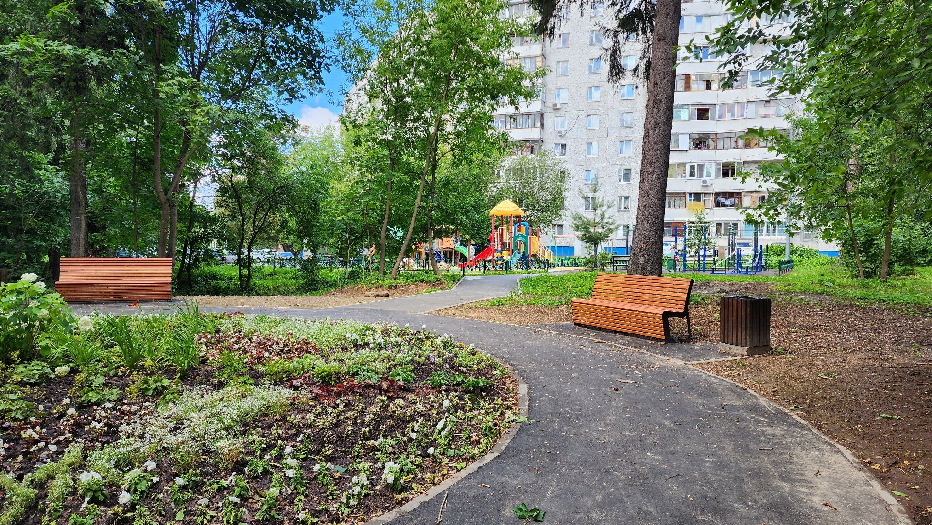 благоустройство, парки подмосковья, сквер,