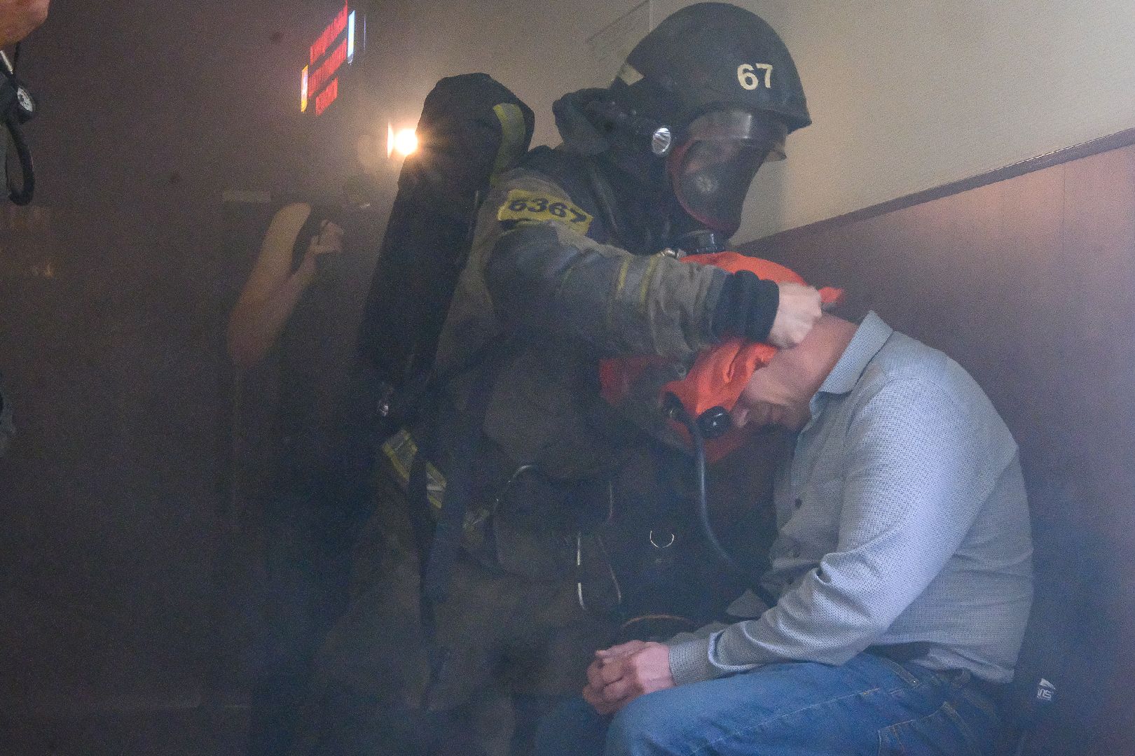 Солнечногорск, эвакуация, тренировка, пожарные, спасатели