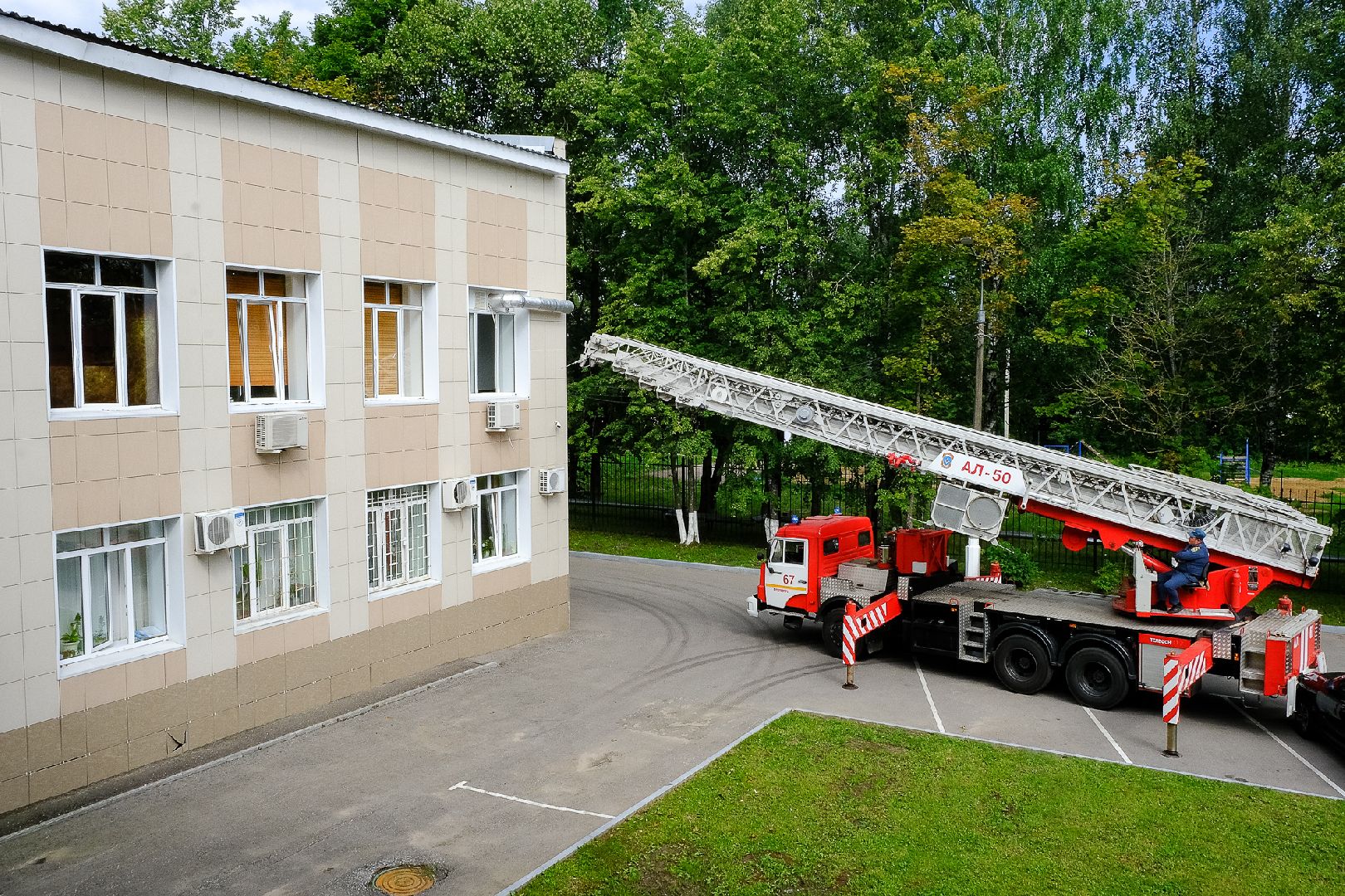 Солнечногорск, эвакуация, тренировка, пожарные, спасатели