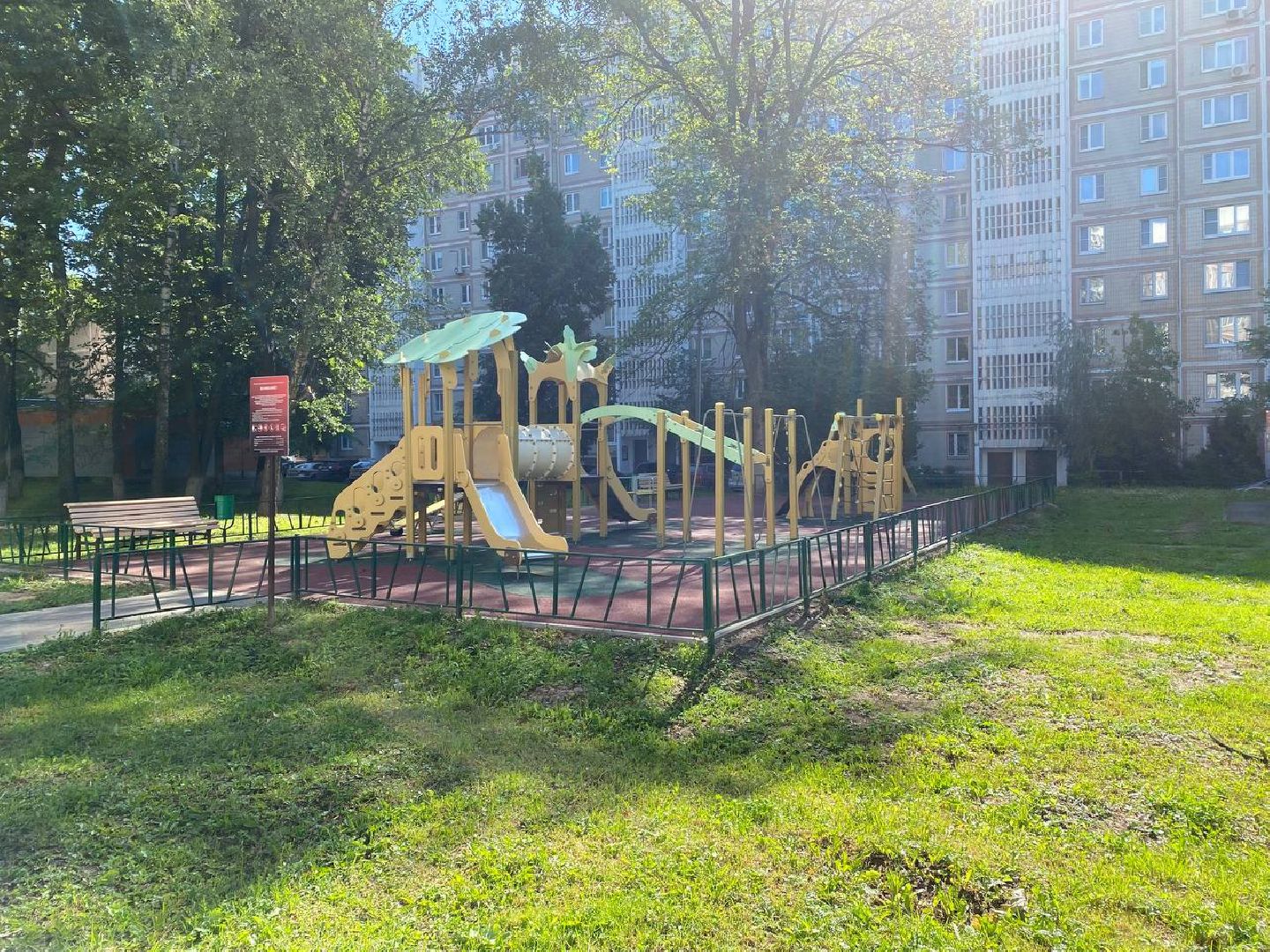 Чехов, благоустройство, детская площадка, пешеходная дорожка, модернизация