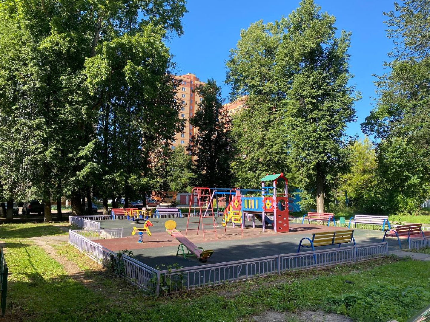 Чехов, благоустройство, детская площадка, пешеходная дорожка, модернизация