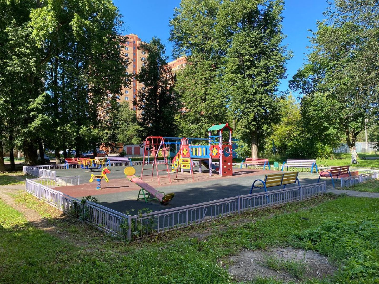 Чехов, благоустройство, детская площадка, пешеходная дорожка, модернизация