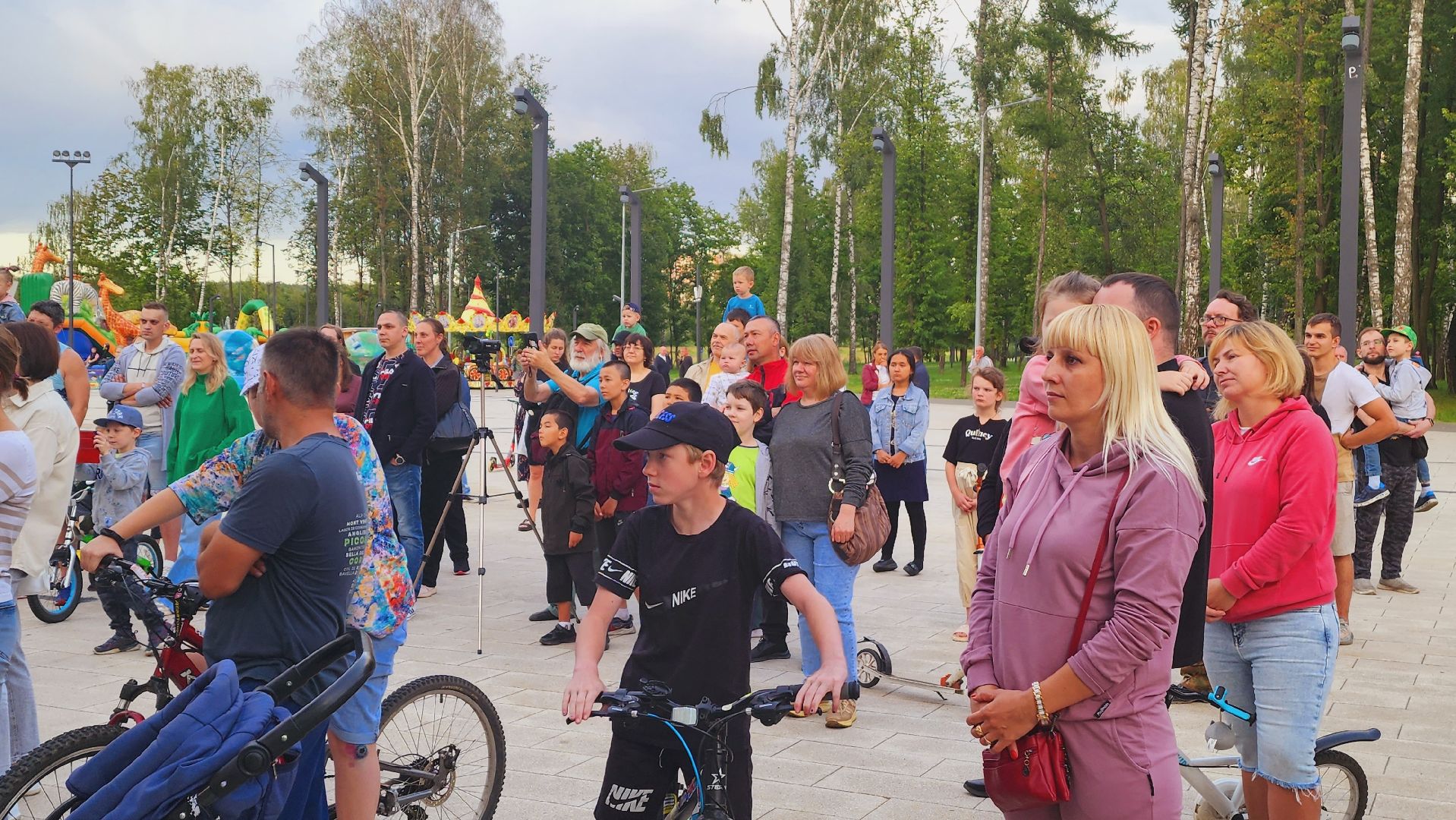 Подмосковье, Ивантеевка, Ночь в парке, Парки подмосковья.