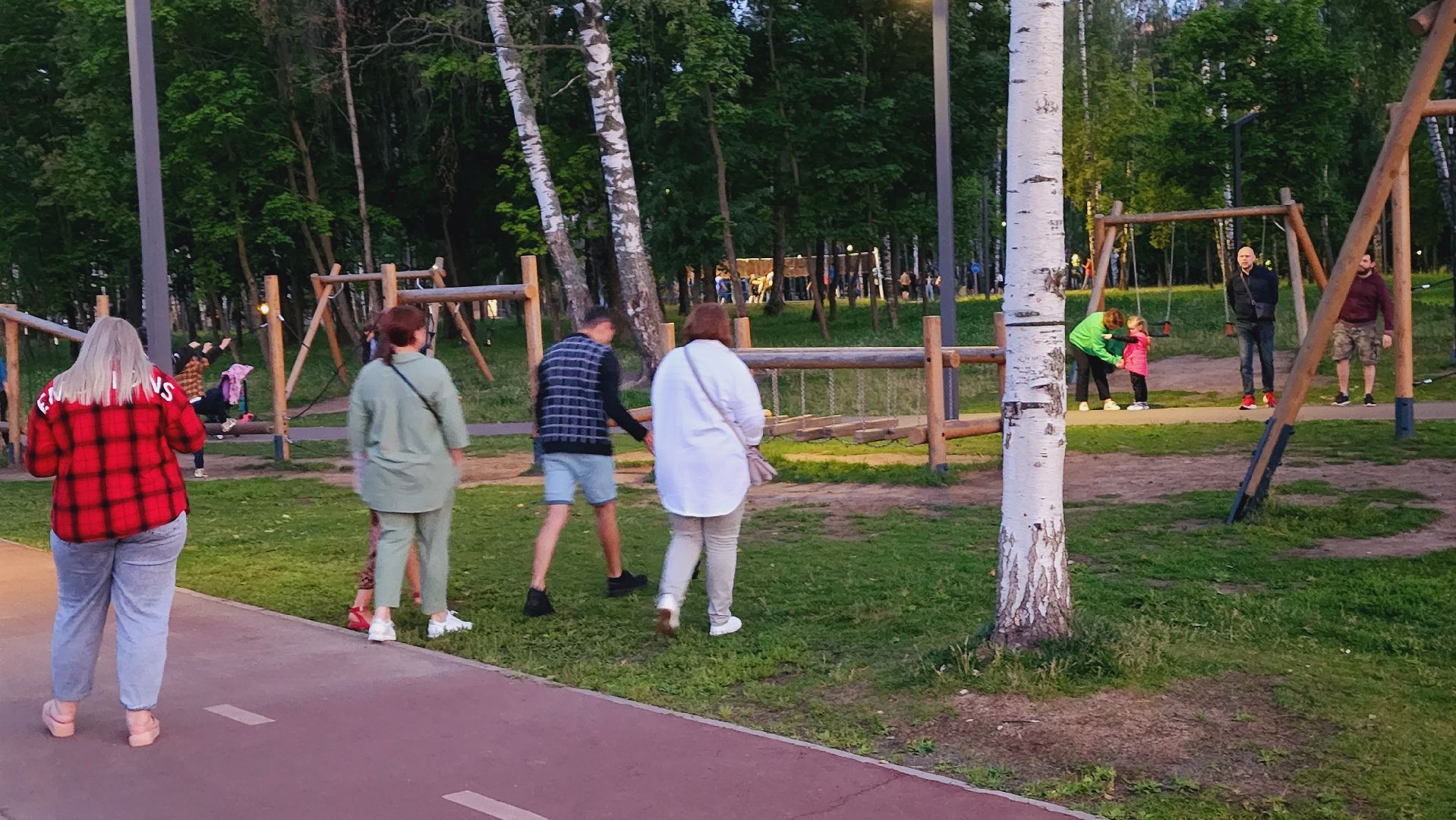 Подмосковье, Ивантеевка, Ночь в парке, Парки подмосковья.