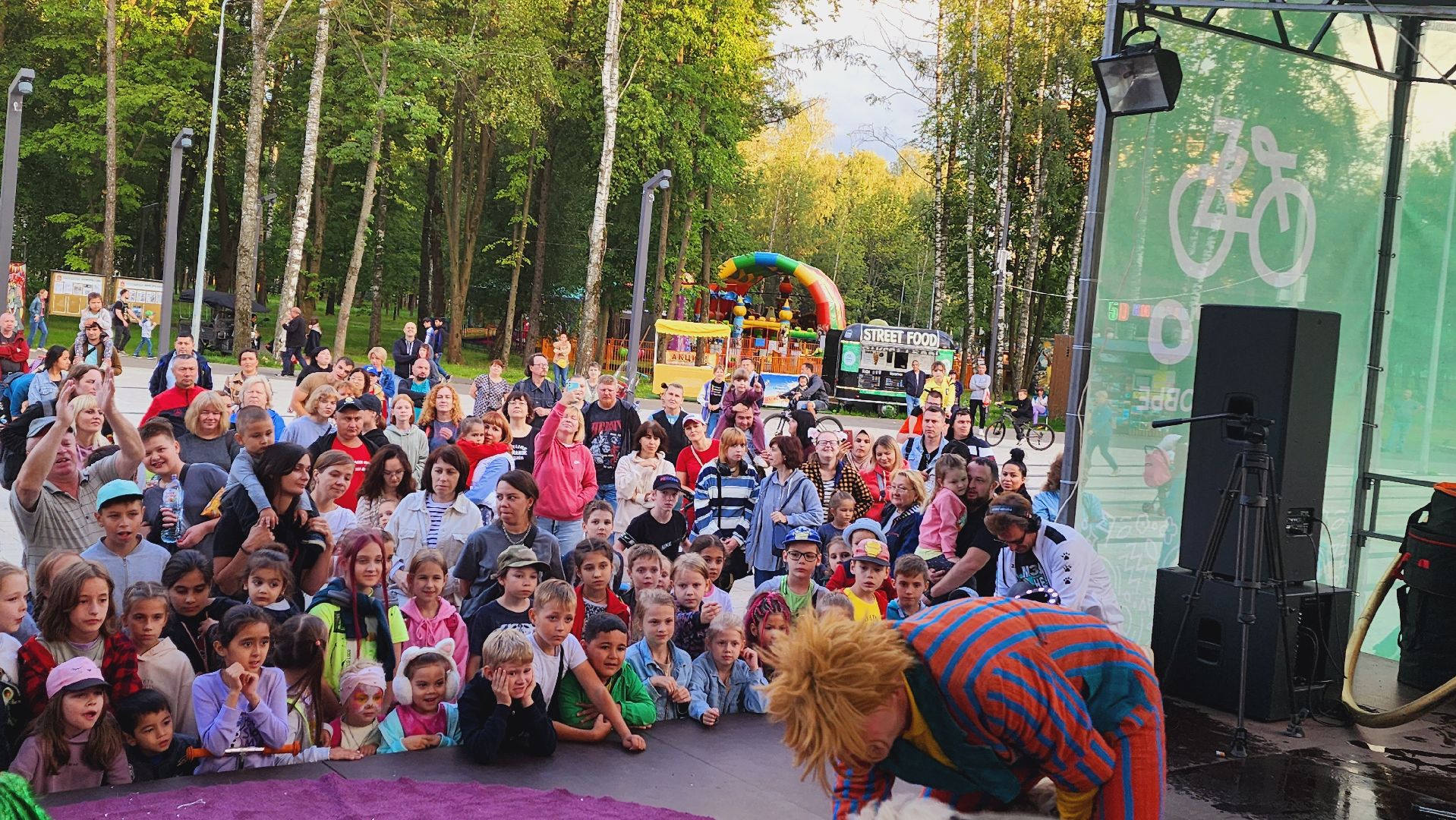 Подмосковье, Ивантеевка, Ночь в парке, Парки подмосковья.