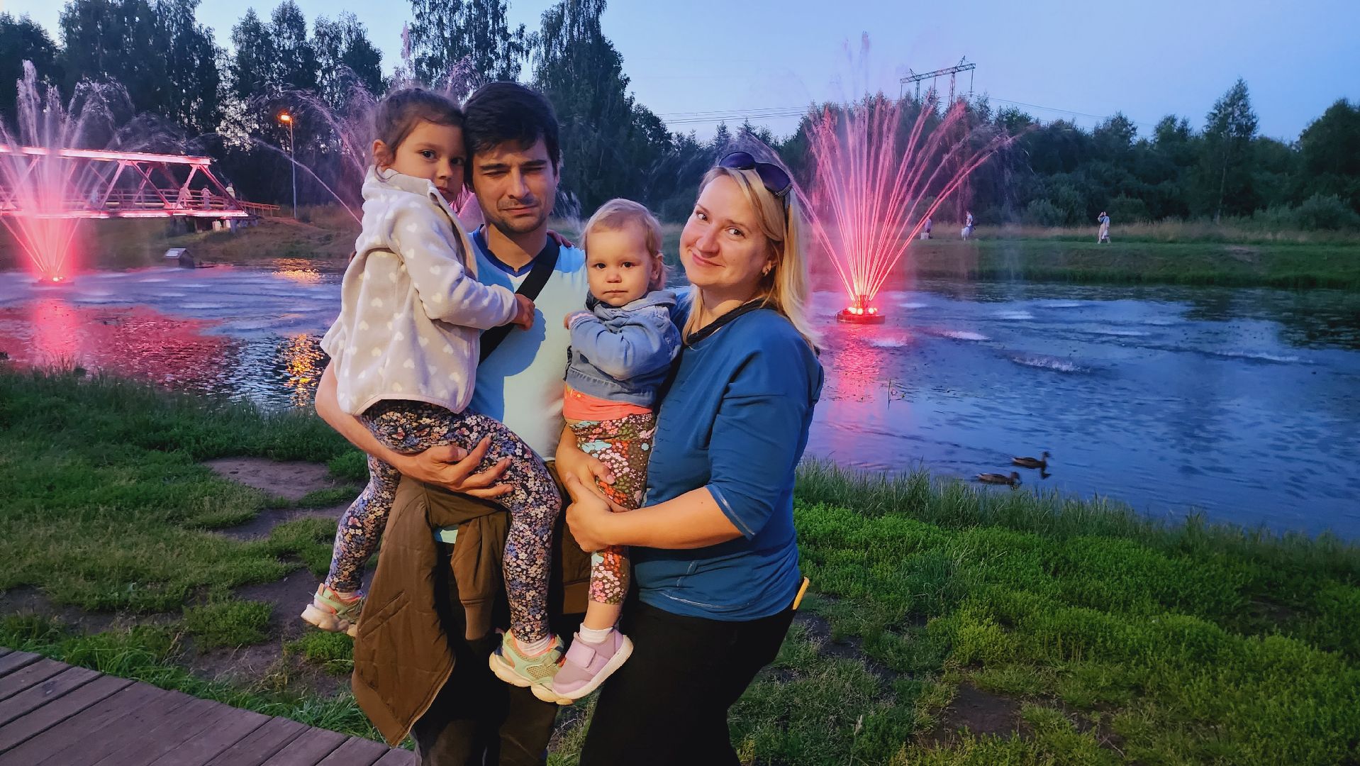 Подмосковье, Ивантеевка, Ночь в парке, Парки подмосковья.