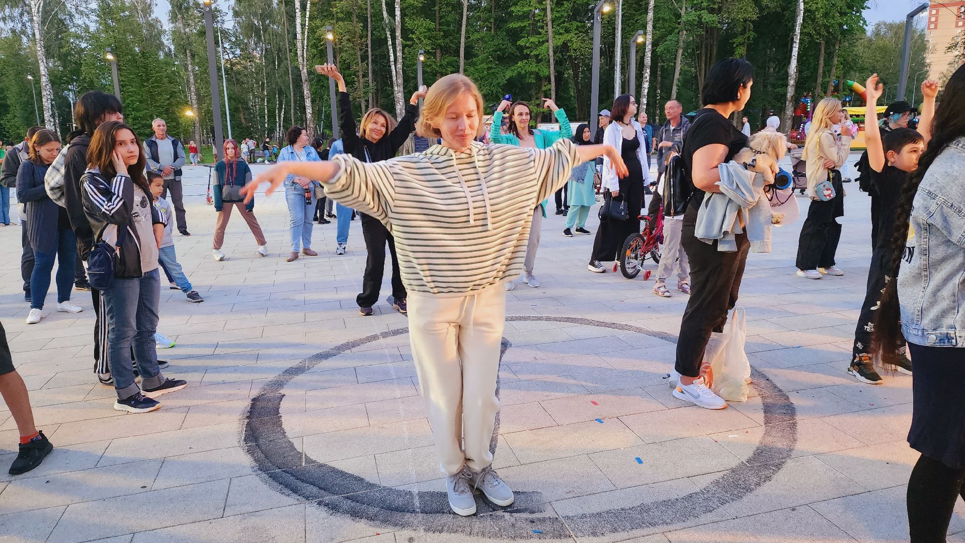 Подмосковье, Ивантеевка, Ночь в парке, Парки подмосковья.