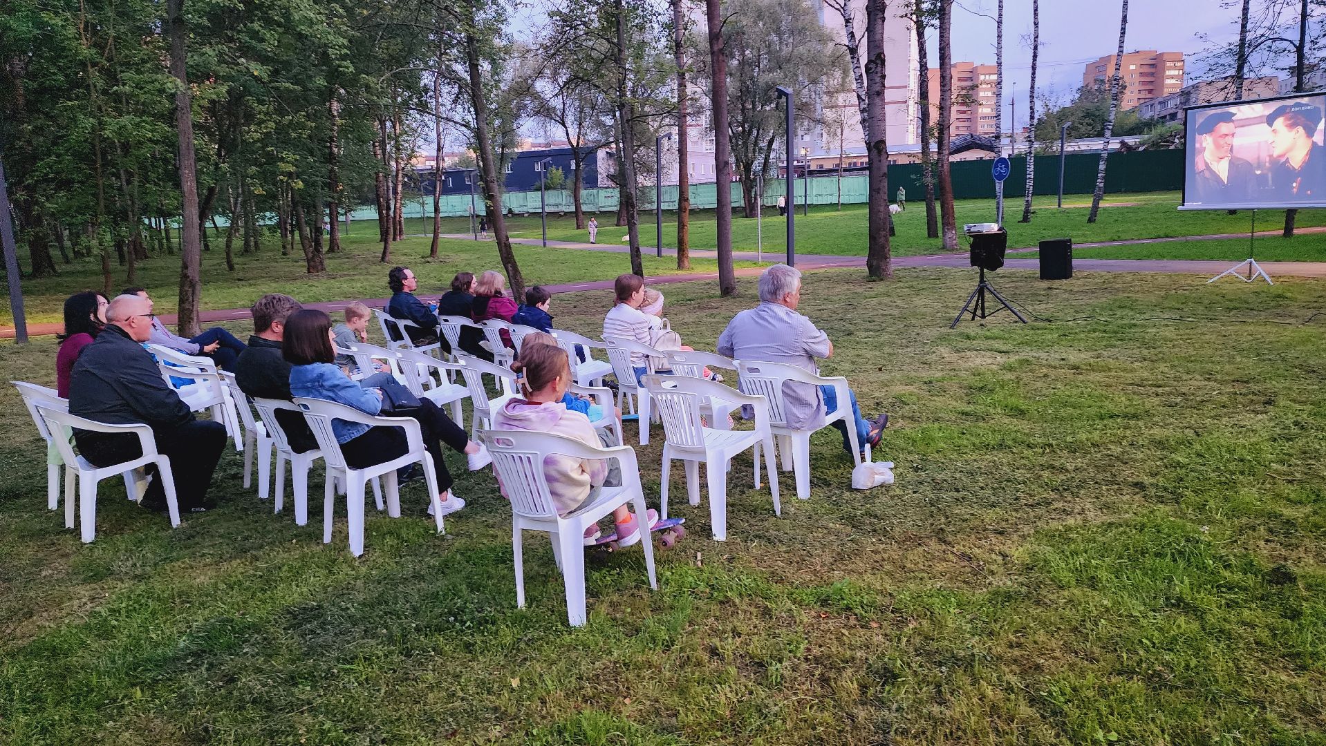 Подмосковье, Ивантеевка, Ночь в парке, Парки подмосковья.