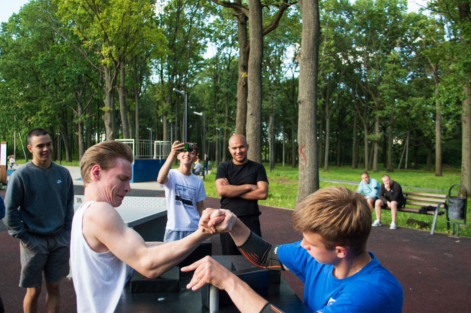 Кашира, Ожерелье, Молодая гвардия, армреслинг, парк, спорт