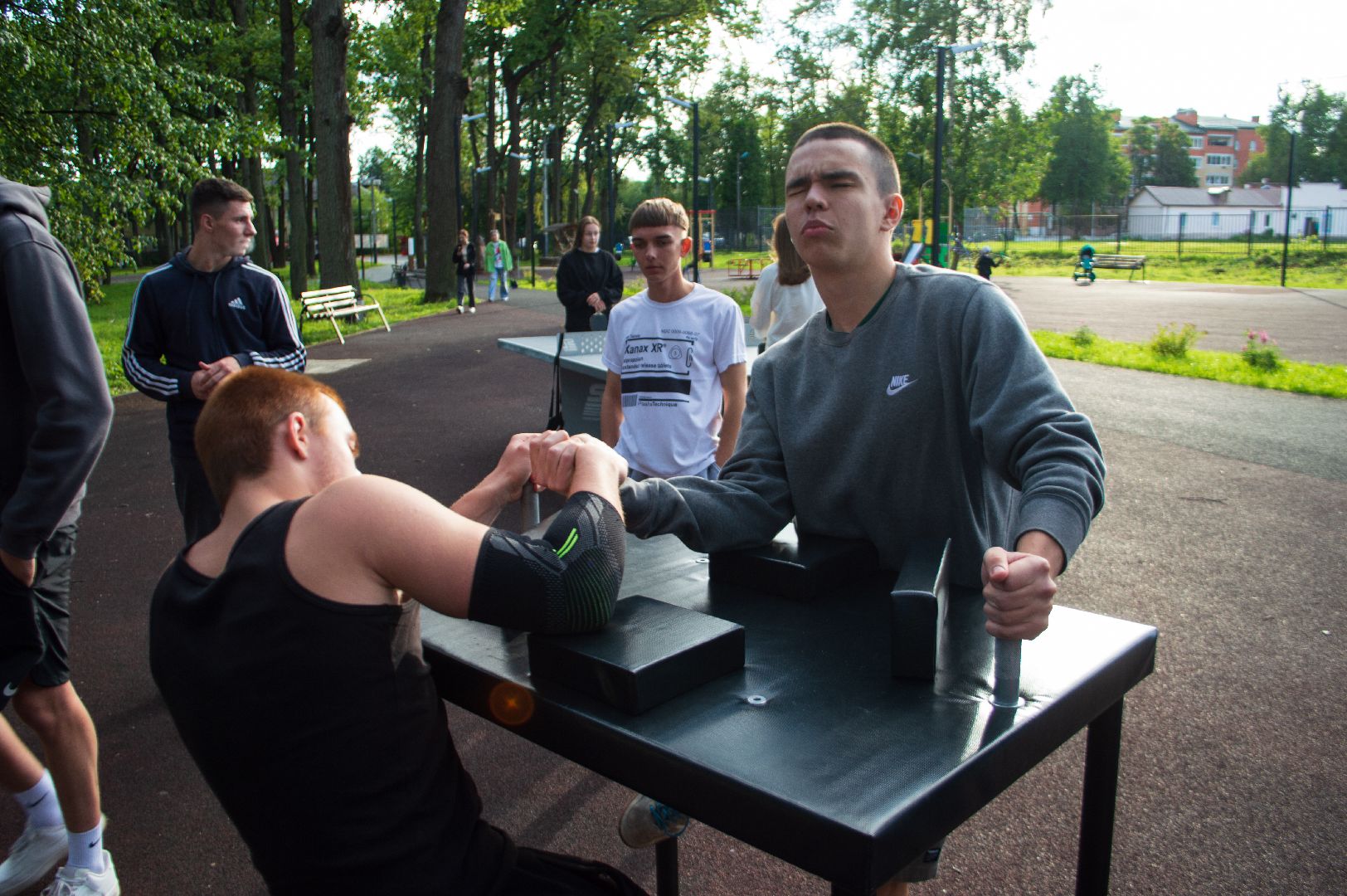 Кашира, Ожерелье, Молодая гвардия, армреслинг, парк, спорт