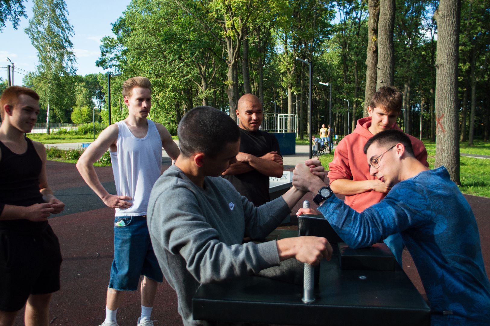 Кашира, Ожерелье, Молодая гвардия, армреслинг, парк, спорт