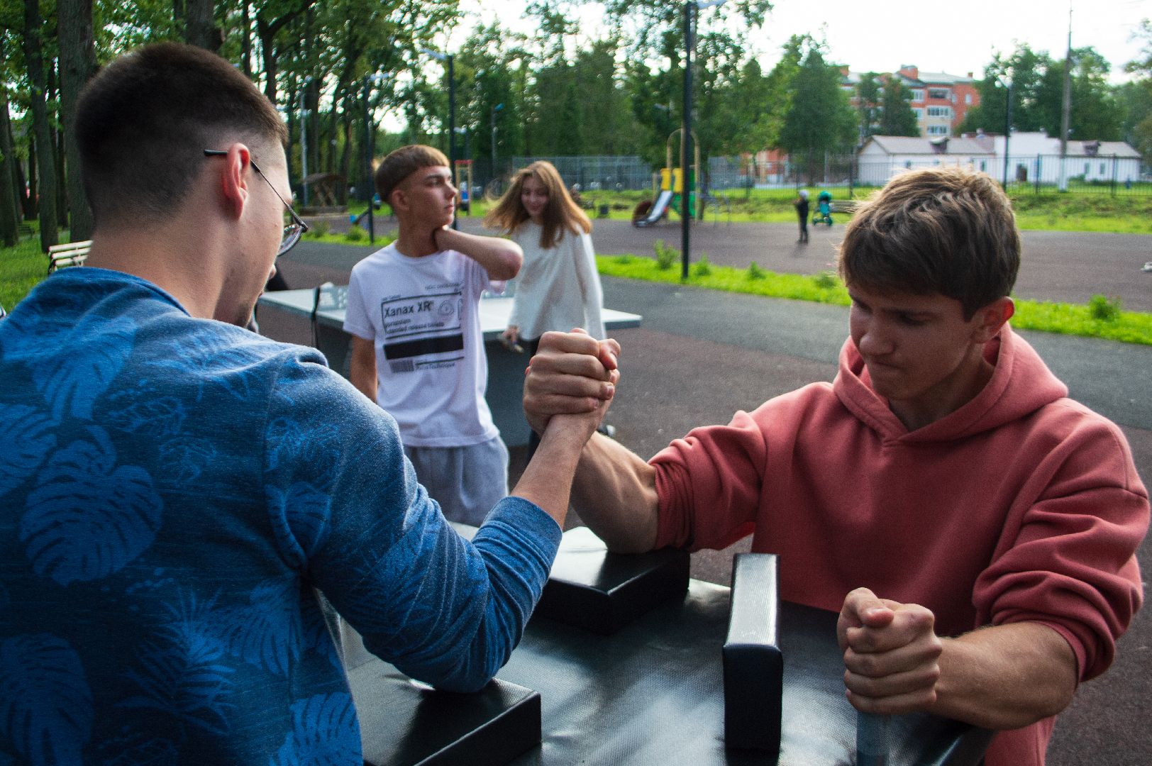 Кашира, Ожерелье, Молодая гвардия, армреслинг, парк, спорт