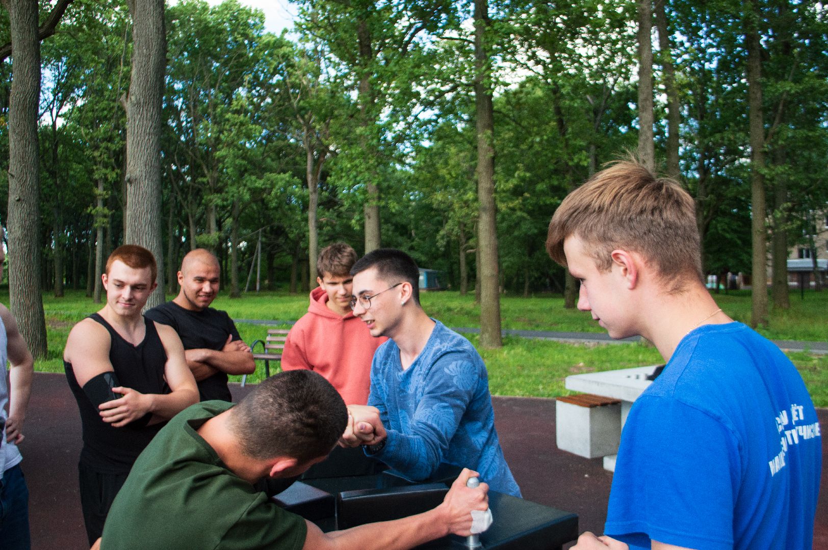 Кашира, Ожерелье, Молодая гвардия, армреслинг, парк, спорт