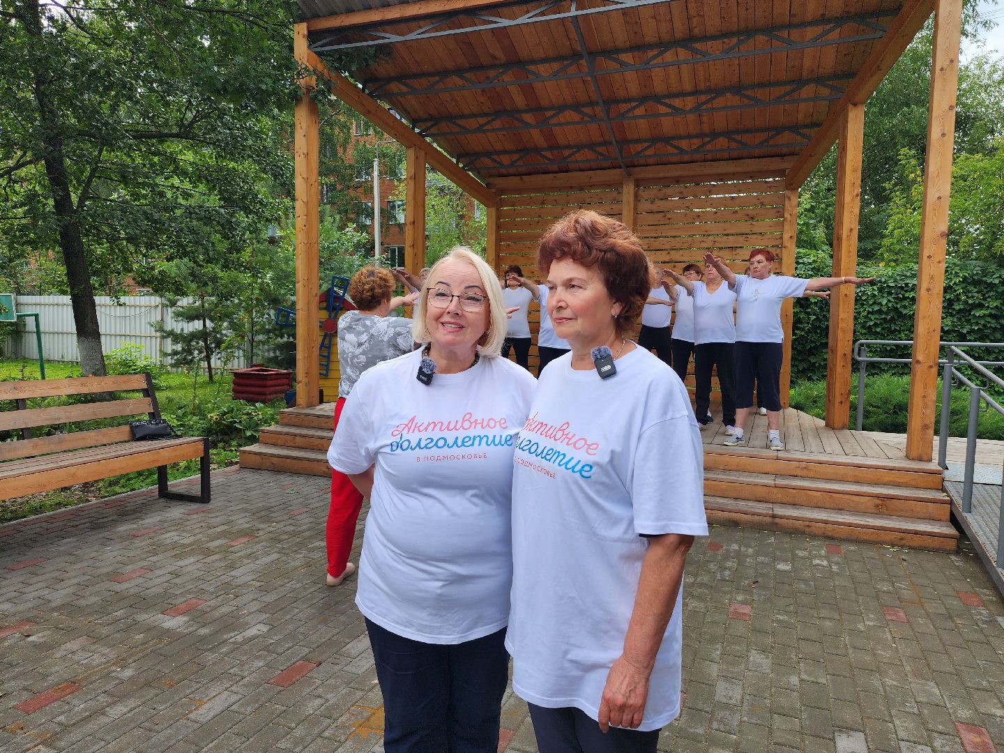 активное долголетие, центр серпуховский, серпухов, дыхательная гимнастика, двор, долголеты,
