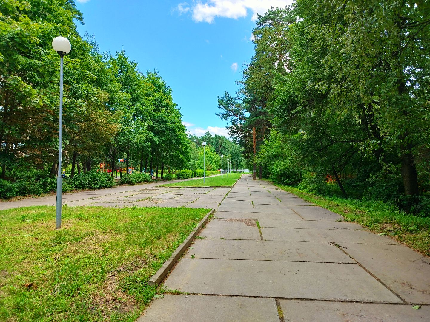 Лесной бульвар, Протвино, реконструкция, строительство, пешеходная зона