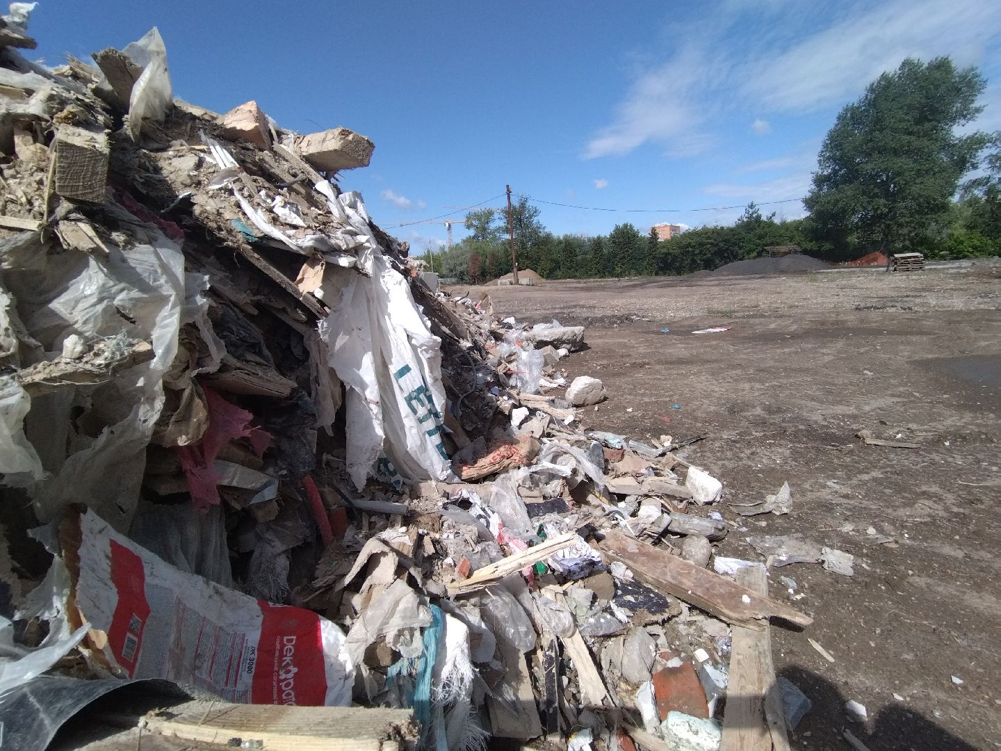 Экология, Мусор в центральном парке, безопасный регион