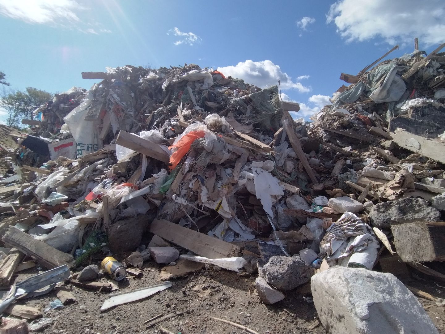 Экология, Мусор в центральном парке, безопасный регион