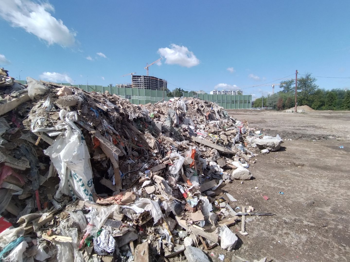 Экология, Мусор в центральном парке, безопасный регион
