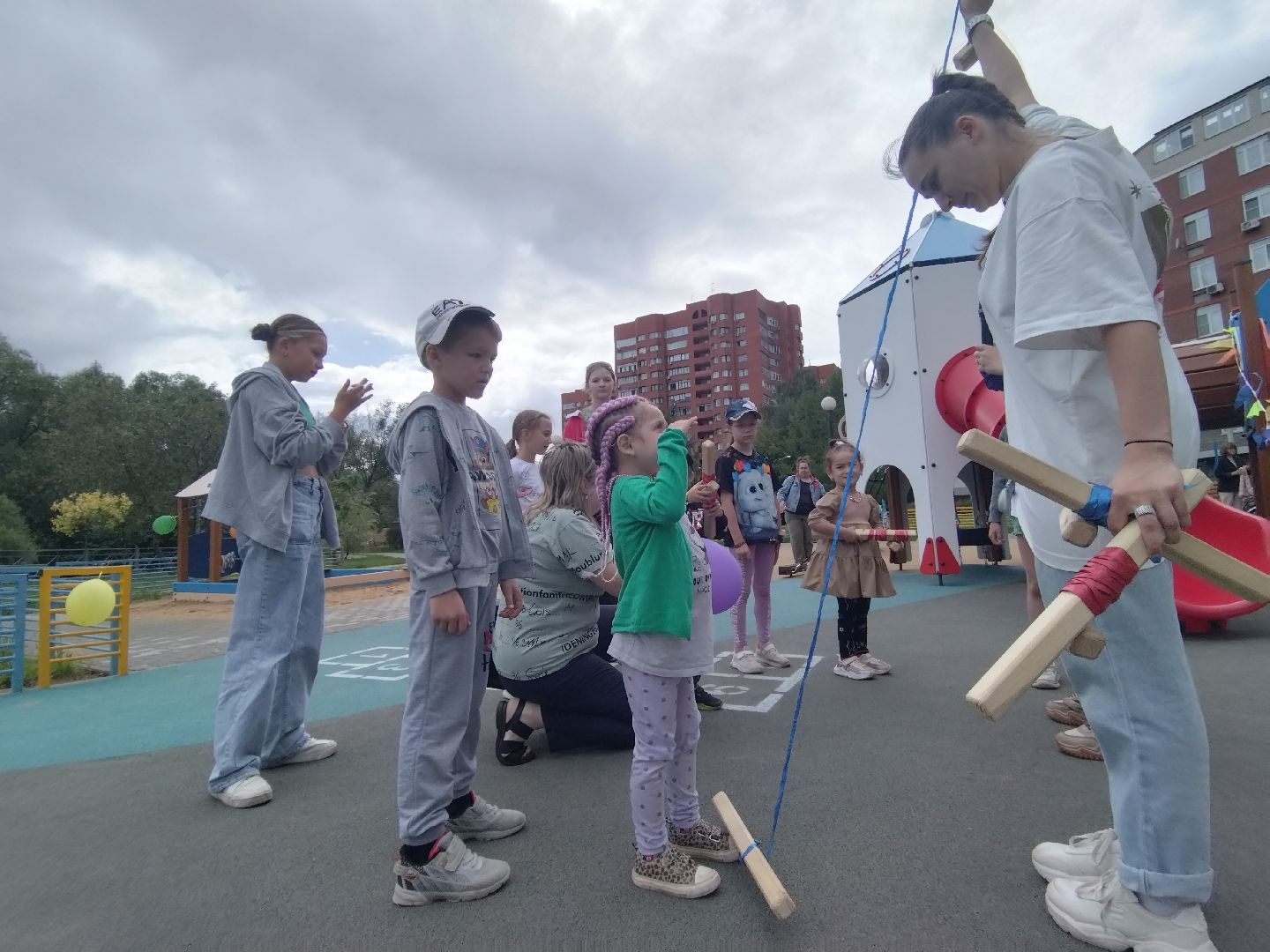 Детская площадка, Мытищи, губернаторская программа