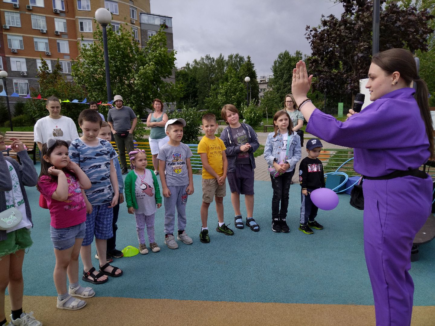 Детская площадка, Мытищи, губернаторская программа