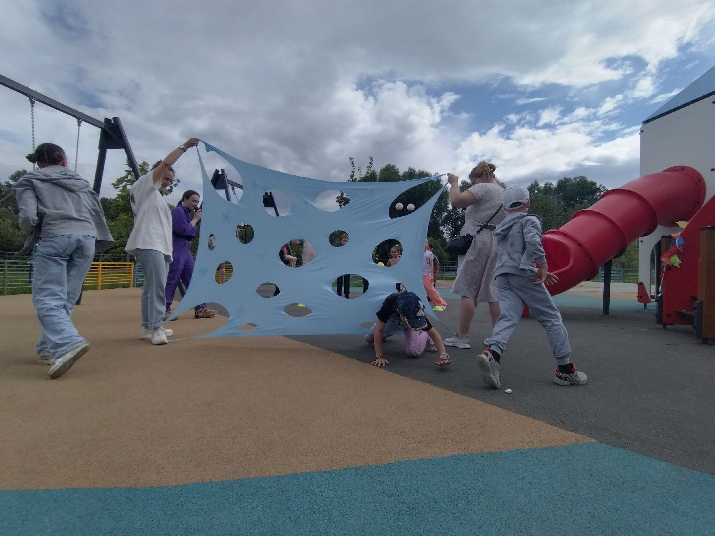 Детская площадка, Мытищи, губернаторская программа