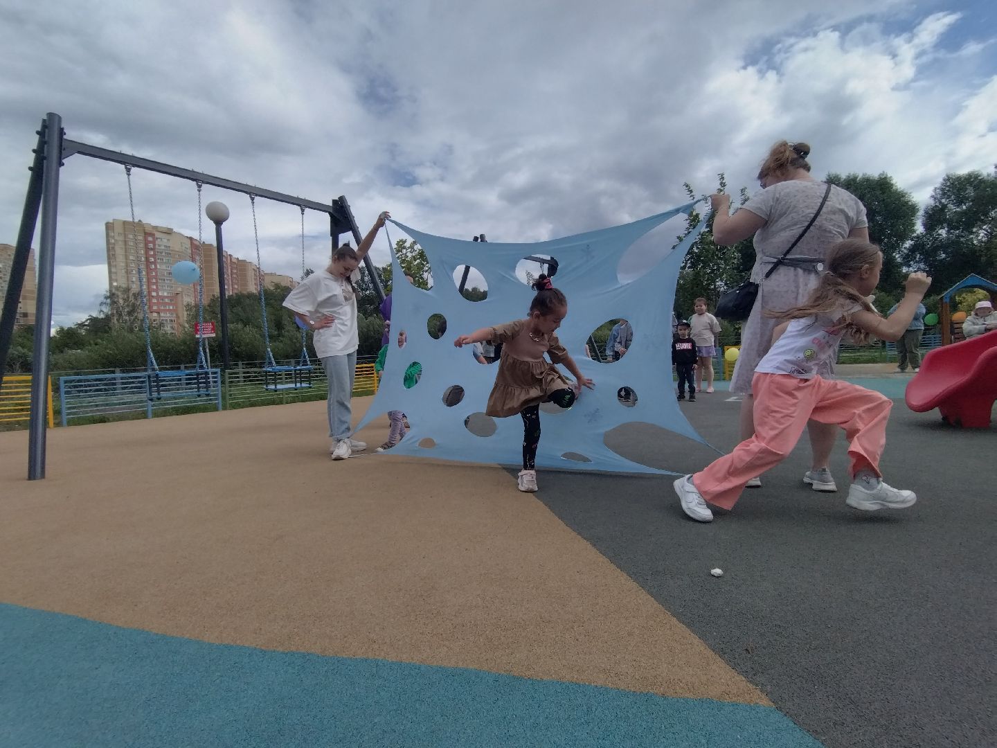 Детская площадка, Мытищи, губернаторская программа