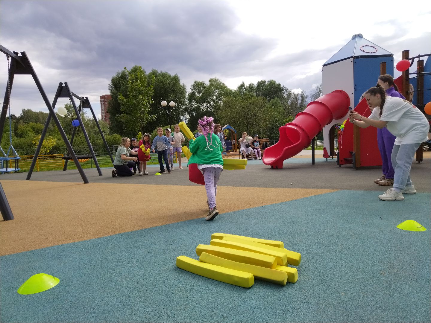 Детская площадка, Мытищи, губернаторская программа