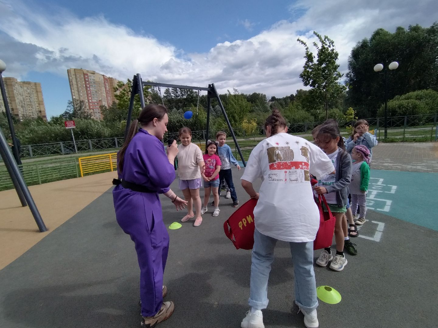 Детская площадка, Мытищи, губернаторская программа