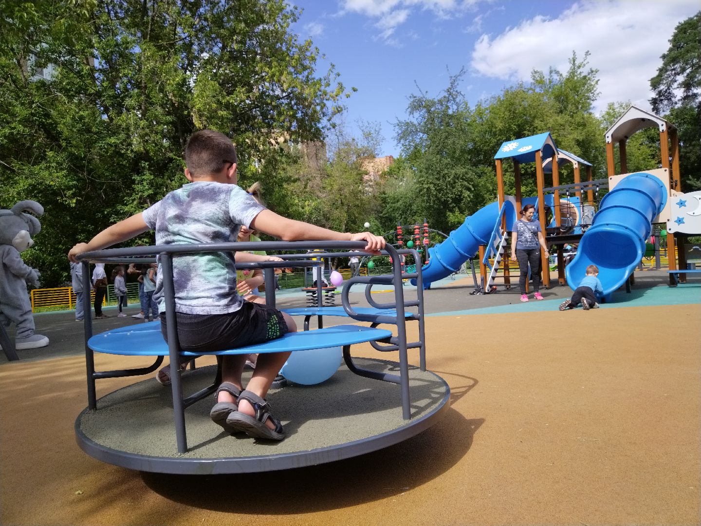 Детская площадка, губернаторская программа, Мытищи