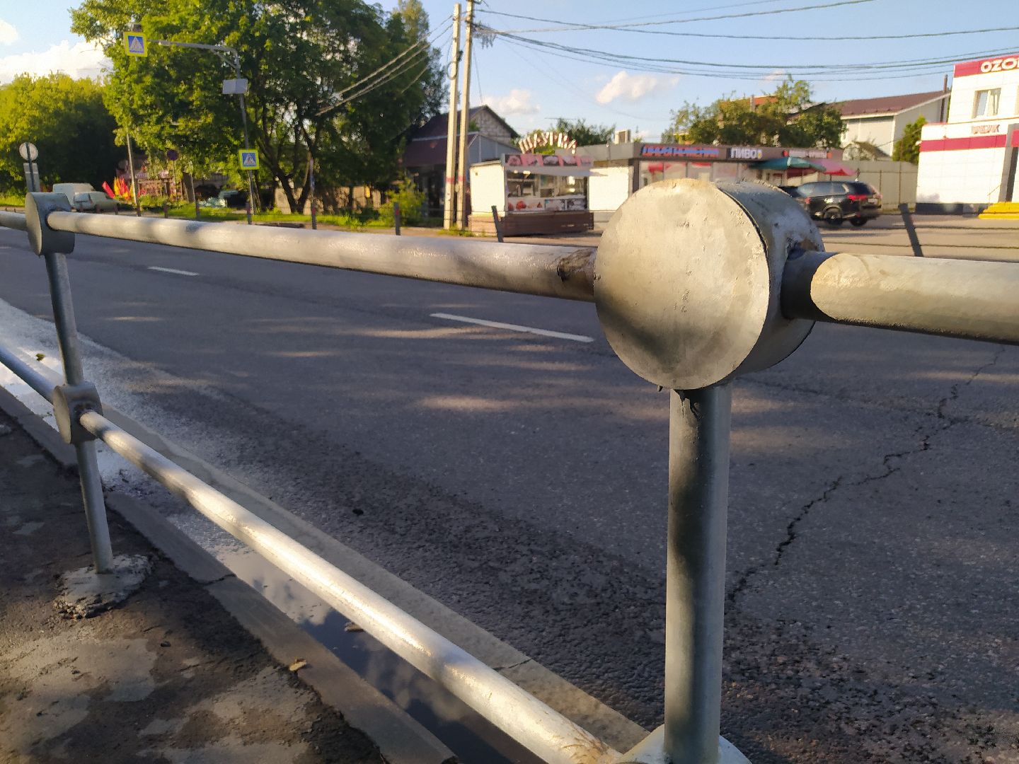 Нахабино, ограждения, транспорт, дорога