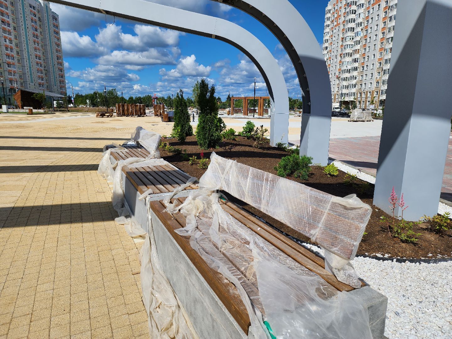 Подольск, благоустройство, бульвар 65-летия Победы, точка притяжения